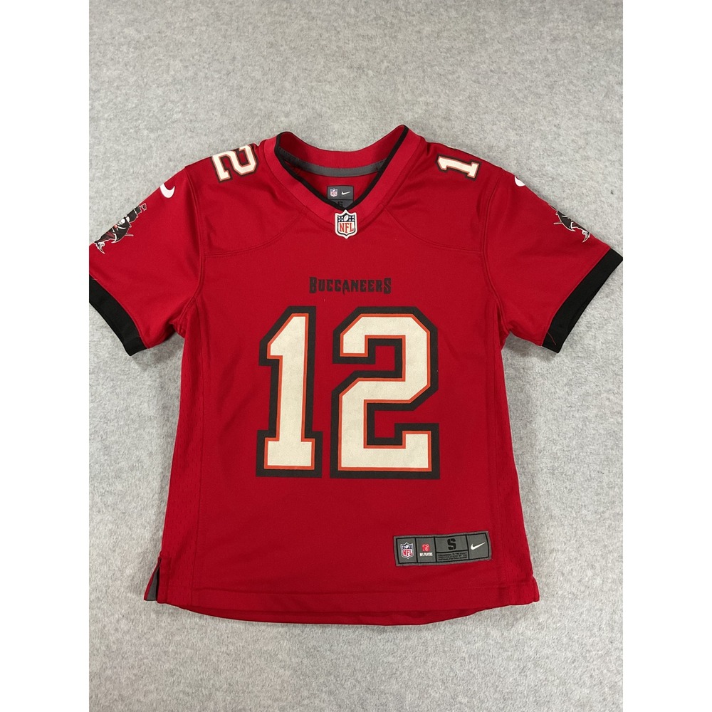 Nike Kids Tampa Bay Buccaneers Tom Brady 12 NFL Jersey Red Size Small 8 2785